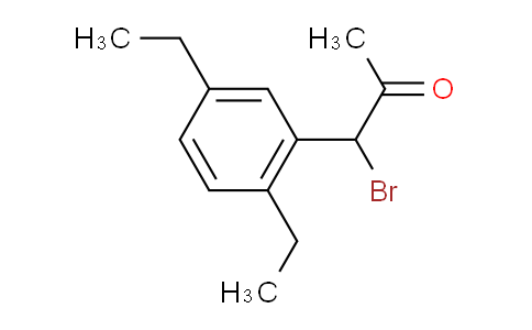 CAS No. 1804043-60-4, 1-Bromo-1-(2,5-diethylphenyl)propan-2-one