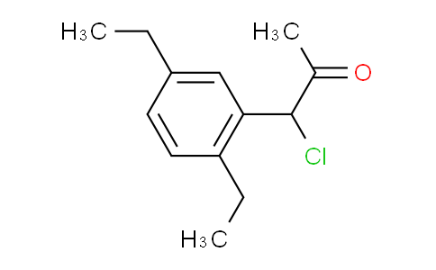 CAS No. 1804213-20-4, 1-Chloro-1-(2,5-diethylphenyl)propan-2-one