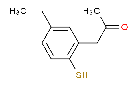 CAS No. 1806688-84-5, 1-(5-Ethyl-2-mercaptophenyl)propan-2-one