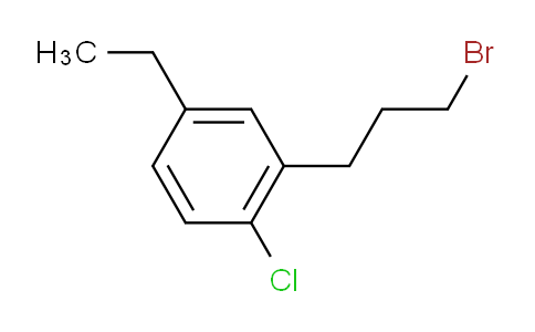 CAS No. 1806321-45-8, 1-(3-Bromopropyl)-2-chloro-5-ethylbenzene