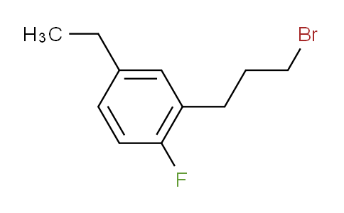 CAS No. 1805899-28-8, 1-(3-Bromopropyl)-5-ethyl-2-fluorobenzene