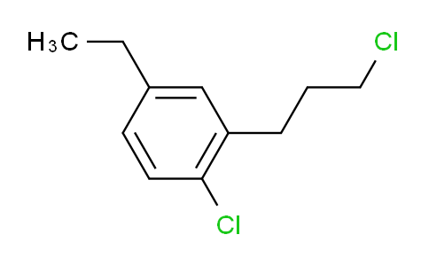 CAS No. 1806592-02-8, 1-Chloro-2-(3-chloropropyl)-4-ethylbenzene