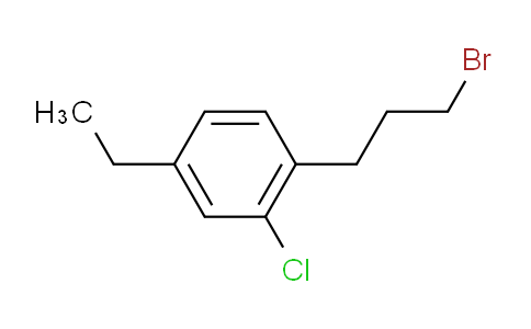 CAS No. 1806591-99-0, 1-(3-Bromopropyl)-2-chloro-4-ethylbenzene
