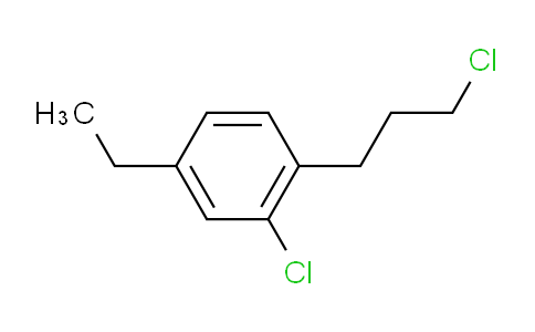 CAS No. 1501060-14-5, 1-Chloro-2-(3-chloropropyl)-5-ethylbenzene