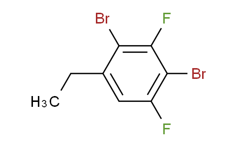 CAS No. 1803831-43-7, 1,3-Dibromo-2,4-difluoro-6-ethylbenzene