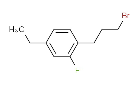 CAS No. 1806483-29-3, 1-(3-Bromopropyl)-4-ethyl-2-fluorobenzene