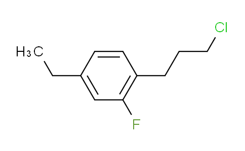 CAS No. 1804247-68-4, 1-(3-Chloropropyl)-4-ethyl-2-fluorobenzene