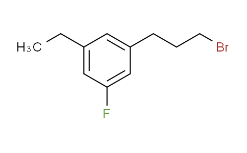 CAS No. 1806602-80-1, 1-(3-Bromopropyl)-3-ethyl-5-fluorobenzene
