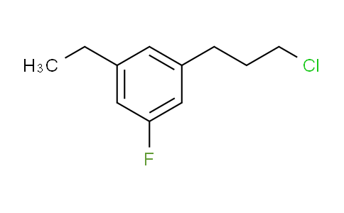 CAS No. 1806394-23-9, 1-(3-Chloropropyl)-3-ethyl-5-fluorobenzene