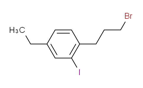 CAS No. 1804182-57-7, 1-(3-Bromopropyl)-4-ethyl-2-iodobenzene