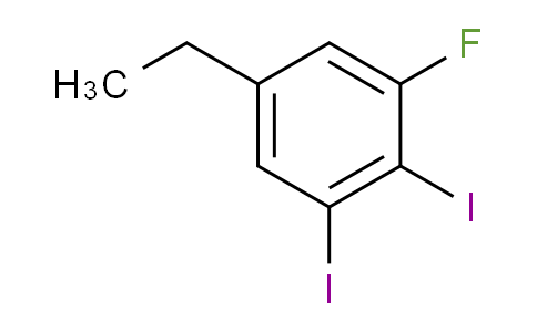 CAS No. 1803829-06-2, 1,2-Diiodo-5-ethyl-3-fluorobenzene