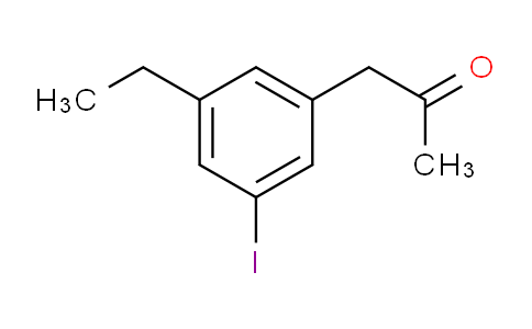 CAS No. 1805855-54-2, 1-(3-Ethyl-5-iodophenyl)propan-2-one