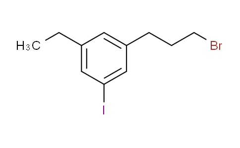 CAS No. 1805902-65-1, 1-(3-Bromopropyl)-3-ethyl-5-iodobenzene