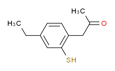 CAS No. 1805904-51-1, 1-(4-Ethyl-2-mercaptophenyl)propan-2-one