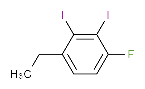 CAS No. 1804522-31-3, 1,2-Diiodo-3-ethyl-6-fluorobenzene