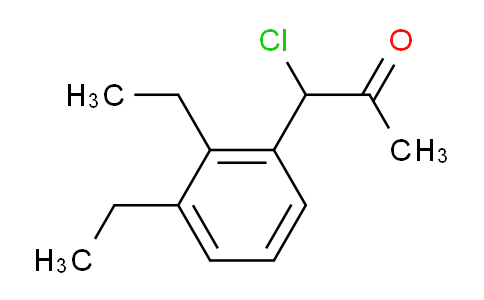 CAS No. 1806432-38-1, 1-Chloro-1-(2,3-diethylphenyl)propan-2-one