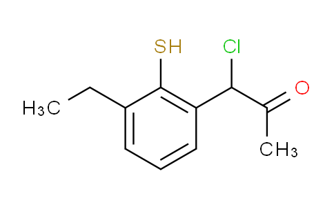 CAS No. 1804291-10-8, 1-Chloro-1-(3-ethyl-2-mercaptophenyl)propan-2-one