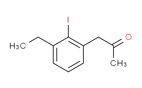 CAS No. 1804178-72-0, 1-(3-Ethyl-2-iodophenyl)propan-2-one