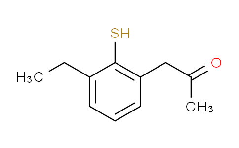 CAS No. 1806553-21-8, 1-(3-Ethyl-2-mercaptophenyl)propan-2-one