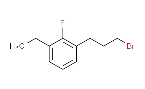 CAS No. 1804183-88-7, 1-(3-Bromopropyl)-3-ethyl-2-fluorobenzene