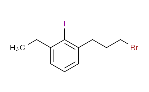 CAS No. 1806484-14-9, 1-(3-Bromopropyl)-3-ethyl-2-iodobenzene