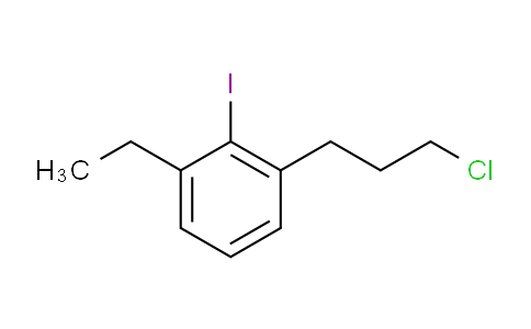 CAS No. 1805855-36-0, 1-(3-Chloropropyl)-3-ethyl-2-iodobenzene
