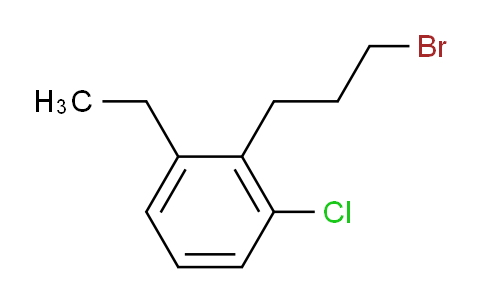 CAS No. 1804072-18-1, 1-(3-Bromopropyl)-2-chloro-6-ethylbenzene