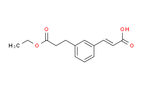 CAS No. 1807381-87-8, (E)-3-(3-(3-Ethoxy-3-oxopropyl)phenyl)acrylic acid