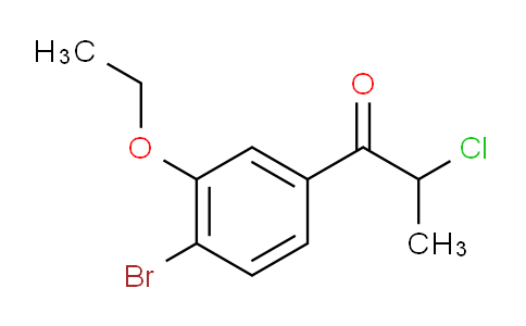 CAS No. 1804252-18-3, 1-(4-Bromo-3-ethoxyphenyl)-2-chloropropan-1-one