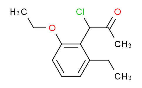 CAS No. 1804157-67-2, 1-Chloro-1-(2-ethoxy-6-ethylphenyl)propan-2-one