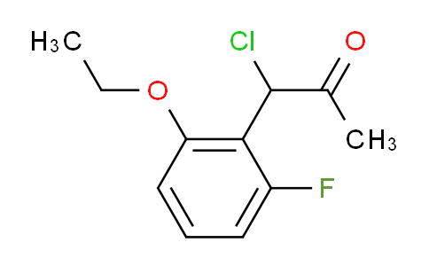 CAS No. 1806519-26-5, 1-Chloro-1-(2-ethoxy-6-fluorophenyl)propan-2-one