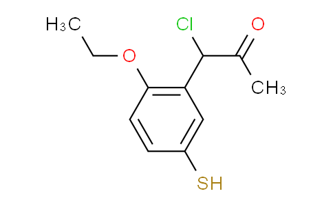 CAS No. 1806382-41-1, 1-Chloro-1-(2-ethoxy-5-mercaptophenyl)propan-2-one