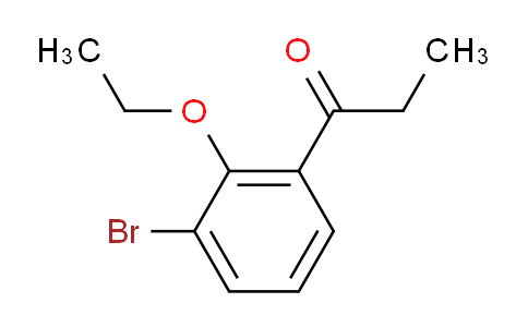 CAS No. 1804063-81-7, 1-(3-Bromo-2-ethoxyphenyl)propan-1-one