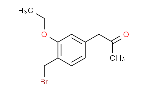 CAS No. 1804170-50-0, 1-(4-(Bromomethyl)-3-ethoxyphenyl)propan-2-one