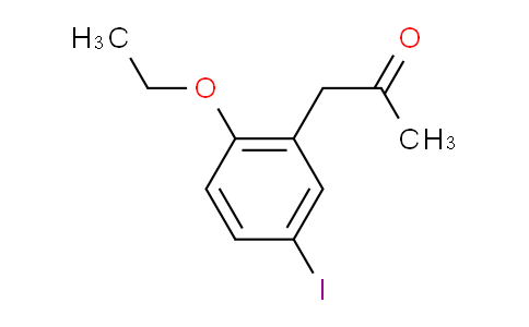CAS No. 1804238-68-3, 1-(2-Ethoxy-5-iodophenyl)propan-2-one
