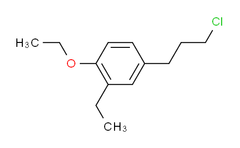CAS No. 1804036-13-2, 1-(3-Chloropropyl)-4-ethoxy-3-ethylbenzene