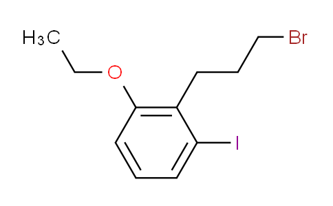 CAS No. 1805895-07-1, 1-(3-Bromopropyl)-2-ethoxy-6-iodobenzene