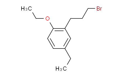 CAS No. 1545622-65-8, 1-(3-Bromopropyl)-2-ethoxy-5-ethylbenzene