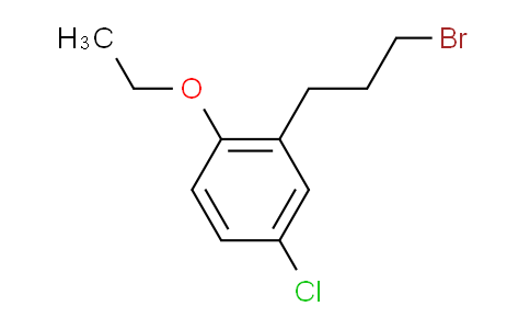 CAS No. 1556126-80-7, 1-(3-Bromopropyl)-5-chloro-2-ethoxybenzene