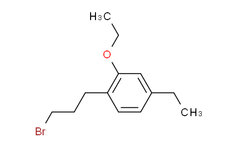 CAS No. 1806668-39-2, 1-(3-Bromopropyl)-2-ethoxy-4-ethylbenzene