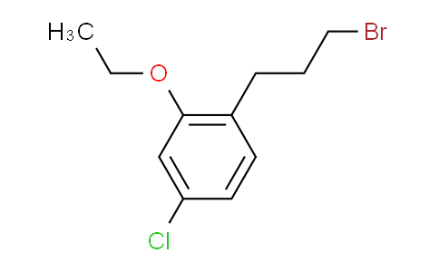 CAS No. 1804235-20-8, 1-(3-Bromopropyl)-4-chloro-2-ethoxybenzene
