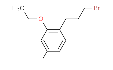 CAS No. 1805718-35-7, 1-(3-Bromopropyl)-2-ethoxy-4-iodobenzene