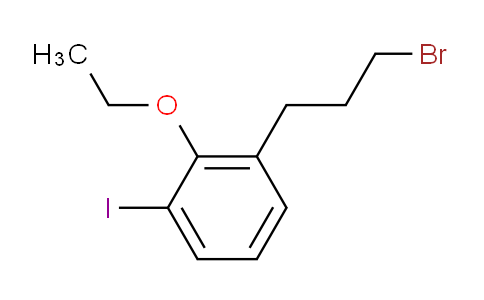 CAS No. 1806612-23-6, 1-(3-Bromopropyl)-2-ethoxy-3-iodobenzene
