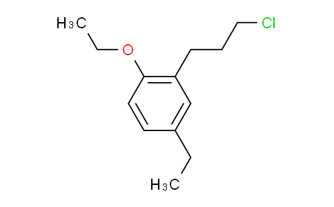 CAS No. 1499441-94-9, 1-(3-Chloropropyl)-2-ethoxy-5-ethylbenzene