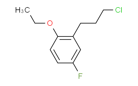 CAS No. 1540988-13-3, 1-(3-Chloropropyl)-2-ethoxy-5-fluorobenzene