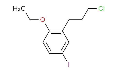 CAS No. 1806437-97-7, 1-(3-Chloropropyl)-2-ethoxy-5-iodobenzene