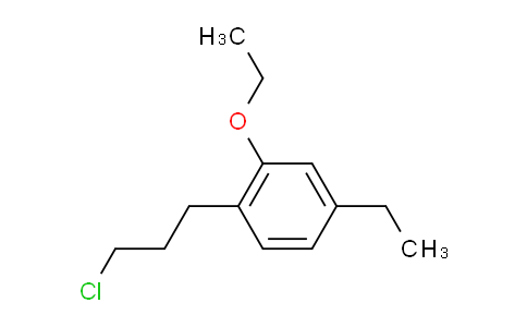 CAS No. 1805685-97-5, 1-(3-Chloropropyl)-2-ethoxy-4-ethylbenzene