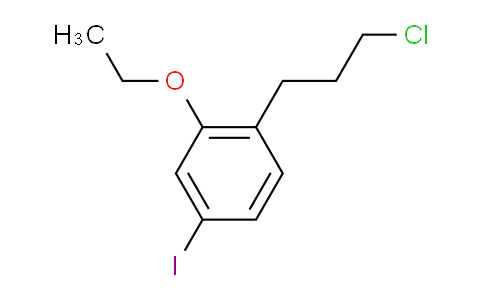 CAS No. 1806612-31-6, 1-(3-Chloropropyl)-2-ethoxy-4-iodobenzene