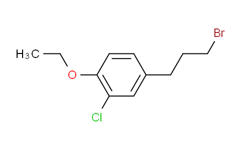 CAS No. 1806591-80-9, 1-(3-Bromopropyl)-3-chloro-4-ethoxybenzene