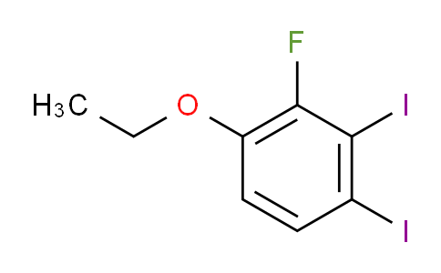CAS No. 1803828-90-1, 1,2-Diiodo-4-ethoxy-3-fluorobenzene